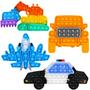 Imagem de Brinquedo Sensorial Fidget Push Pop Bubble - Pacote com 4 Unidades EVERMARKET