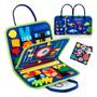 Imagem de Brinquedo Sensorial Infantil Educativos Atividades Pré-escolares Aprender Habilidades Motoras Finas Montessori Kit Completo