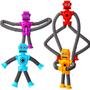 Imagem de Brinquedo Sensorial Kabvry Pop Tubes - Robô com 4 Formas