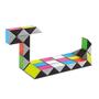 Imagem de Brinquedo Sensorial Snake Cube Puzzle Fidget Ahyuan - Arco-Íris Vívido