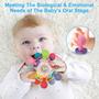 Imagem de Brinquedo sensorial TOHIBEE Montessori para bebês de 0 a 2 anos com mordedor