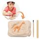 Imagem de Brinquedo Sortido Escavação Dinossauro Fóssil Jurassic Fun Pop Toy Kit Escavação - BR1447 Multikids