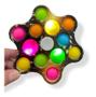 Imagem de Brinquedo Spinner Com Led Anti Stress Pop Fidget Toy Bolha