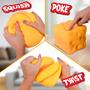 Imagem de Brinquedo Squishy Block Giggle Zone - Extra Grande - Formato de Queijo