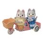 Imagem de Brinquedo Sylvanian Families Conjunto Bicicleta Dupla Huskys Epoch