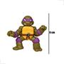 Imagem de Brinquedo Tartarugas Ninja Mini Boneco Elástico Donatello 6cm Estica Infantil
