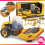 Imagem de Brinquedo Trator Compactador Construction Machine Gigante Articulado Cabine Removível Brinquedo Menino