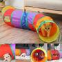 Imagem de Brinquedo Túnel Para Gatos Cachorro Coelho labirinto Interativo Colorido