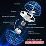 Imagem de Brinquedo Voador FlyNova PRO Bola Voadora com Drone Interno OVNI com Luzes Coloridas Dynamic RGB