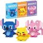 Imagem de Brinquedos De Bloco De Construção De Micropartículas Compatíveis Com Sanrio Mickey Mouse Stitch Para