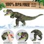 Imagem de Brinquedos de dinossauro oENUX para crianças 3-5,12pcs Figuras realistas de dinossauro jurássico Playset c/ Cartilha Educacional, Dinasour plástico infantil incluindo T-Rex, Triceratops, Dino Learning Toy for Boy Girl Age 4-7