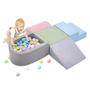 Imagem de Brinquedos de escalada KIZLAND Foam Climbing Blocks and Ball Pit 1-3