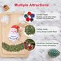 Imagem de Brinquedos de Natal para Gatos Potaroma - 5 Unidades com Catnip e Som