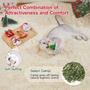 Imagem de Brinquedos de Natal para Gatos Potaroma - 5 Unidades com Catnip e Som