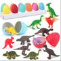 Imagem de Brinquedos de ovos de dinossauro ZOHANINDL com 12 figuras exclusivas de dinossauros