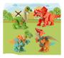 Imagem de Brinquedos Dinossauros Coloridos Com Parafusos Monta e Desmonta.