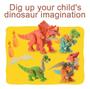 Imagem de Brinquedos Dinossauros Coloridos Com Parafusos Monta e Desmonta.