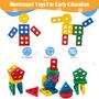 Imagem de Brinquedos empilháveis Montessori DPTOYZ para meninos e meninas de 1 a 4 anos