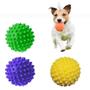 Imagem de Brinquedos Interativos Para Pet Cachorro Kit 3 Bolinha Cravo