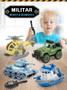 Imagem de Brinquedos kit de 4 carrinho com Creative Diy Assemble Funny Tank Plan