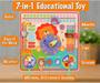 Imagem de Brinquedos Montessori Mama Montessori para crianças aprendendo relógio  Brinquedos Educacionais de Aprendizagem Pré-Escolar para Crianças de 3 Anos +  Calendário infantil e  do relógio de ensino Aprendendo &amp brinquedos educativos para 4 anos 