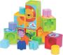 Imagem de Brinquedos Para Bebês Cubo + Cubinhos 5 Em 1