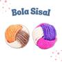 Imagem de Brinquedos para Gatos com Catnip Kit com Bola Sisal/ Abacate / Pelúcia