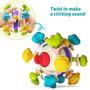 Imagem de Brinquedos sensoriais Baby Teether Tidlead para 0 a 18 meses com chocalho