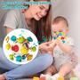 Imagem de Brinquedos sensoriais Baby Teether Tidlead para 0 a 18 meses com chocalho