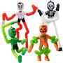 Imagem de Brinquedos Sensoriais Elásticos Fidget JOYIN Halloween - Kit com 4 Peças para Crianças
