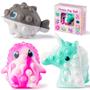 Imagem de Brinquedos Sensoriais Fidget Preciousashly - Pacote com 3 Unidades (Pop, Squeeze, Stretch)