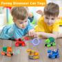 Imagem de Brinquedos transformadores de dinossauros Basytodio 5 em 1 para meninos 4-6