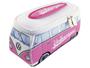 Imagem de BRISA VW Collection - Volkswagen Samba Bus T1 Camper Van 3D Neoprene Small Universal Bag - Maquiagem, Viagem, Bolsa Cosmética (Neoprene/Rosa)