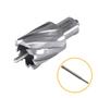 Imagem de Broca Anular Vonder HSS 32x30mm 8 Dentes Encaixe Weldon 19mm Pino Guia Extrator Corte Lubrificada