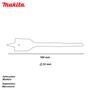 Imagem de Broca Chata Para Madeira 32x160mm Hast 1/4 D-07820 - Makita