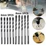 Imagem de Broca De Torção Triangular Fura Tudo 6mm 8mm Kit 10 Unidades