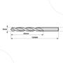 Imagem de Broca Din 338 Aco Rapido Dormer/irwin 9mm Kit Com 5 Unidades