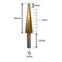 Imagem de Broca Escalonada De 4 À 12 Mm Hss Espiral Profissional Lts