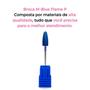 Imagem de Broca M-Blue Flame P Tungstênio Manicure Gel Fibra Vidro Alongamento Lixadeira Acabamento Profissional 