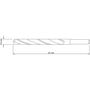 Imagem de Broca para Aço 7/32 polegada x 87 mm Tramontina em Aço Rápido HSS DIN 338 para Uso Doméstico