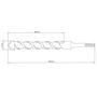 Imagem de Broca para Concreto 12x460 mm Tramontina em Aço Especial com Encaixe SDS Plus