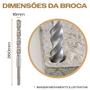 Imagem de Broca SDS Plus 16mm x 260mm Widea Concreto Martelete Eda