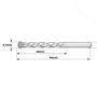Broca Videa Concreto Starfer 1/4 (6,5mm) Kit com 10 Unidades Imagem de Broca Videa Concreto Starfer 1/4 (6,5mm) Kit com 10 Unidades