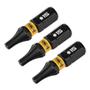 Imagem de Brocas de Impacto DEWALT FlextorQ Torx T25 - Pacote com 30 Unidades