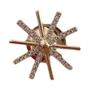 Imagem de Broche De Flor Com Laço De Metal Anti-reflexo Para Moda Feminina, Acessório Para Suéter, Casaco E