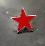 Imagem de Broche Mini Estrela Vermelha Metal Esquerda Comunismo Pin