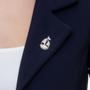 Imagem de Broche Strass Barco BRG3832