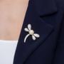 Imagem de Broche Strass e Pérola Libélula BRG0065