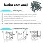 Imagem de Bucha 06 com Anel 1000 unidades