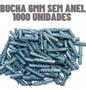 Imagem de Bucha 6mm Para Fixação Sem Anel Pacote Com 1000 Unidades